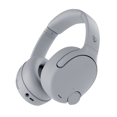 Gray Crusher 720 Headphones on a black background | Cement